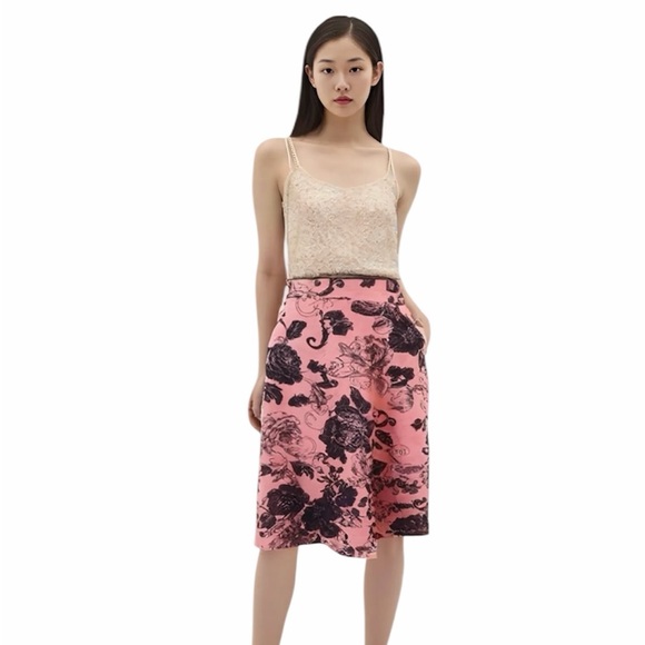 Faith and Joy Dresses & Skirts - NWOT FAITH & JOY Skirt with Black Velvet Detail